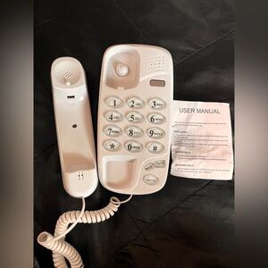 Panasonic White Corded Phone landline new
